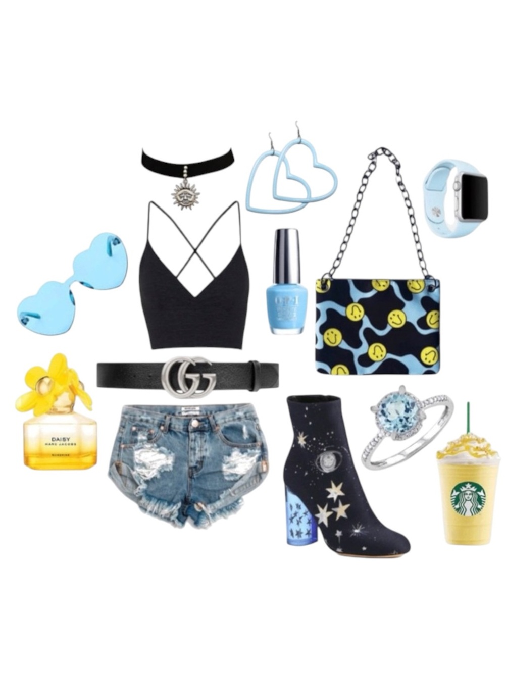 VHTF: new Valfre ☻︎ Serotonin Smiley Face Chain Strap Bag︎ ☻︎ Black Vegan Suede - Picture 3 of 16